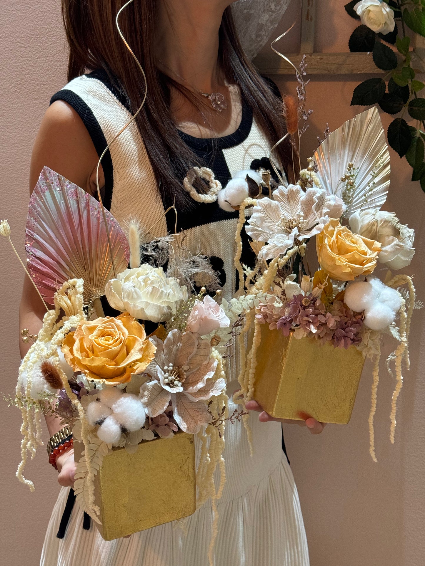Gold Preserved Centerpiece