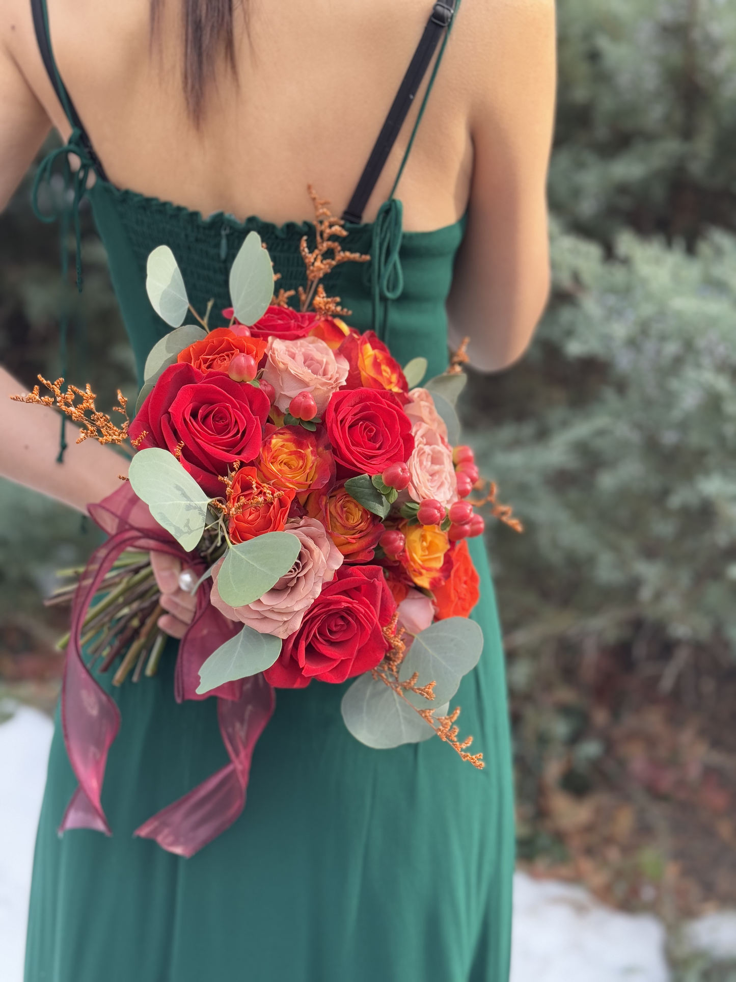 Freedom & Cappuccino Bridal Bouquet