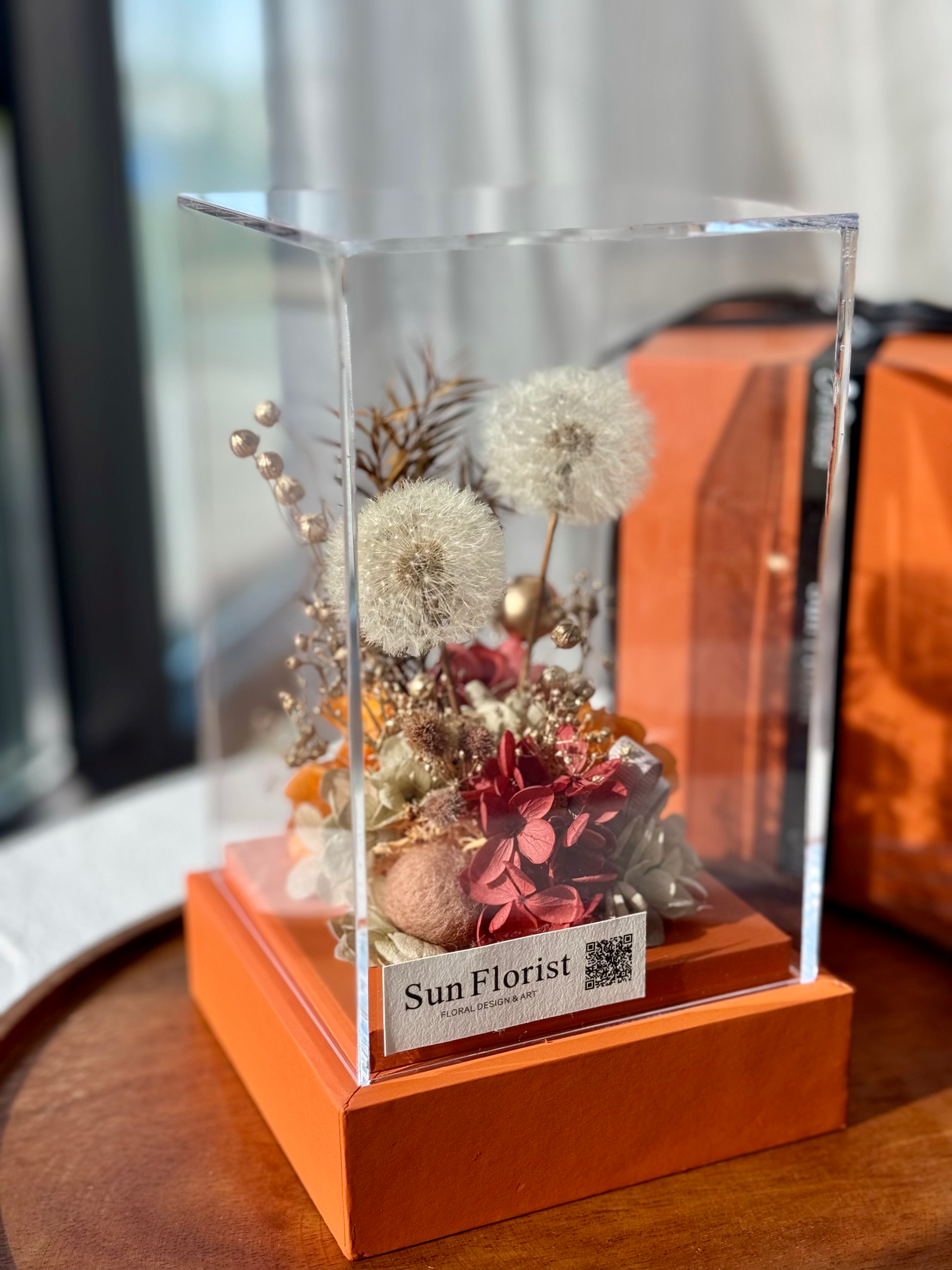 Preserved Dandelion (Hermes Orange)