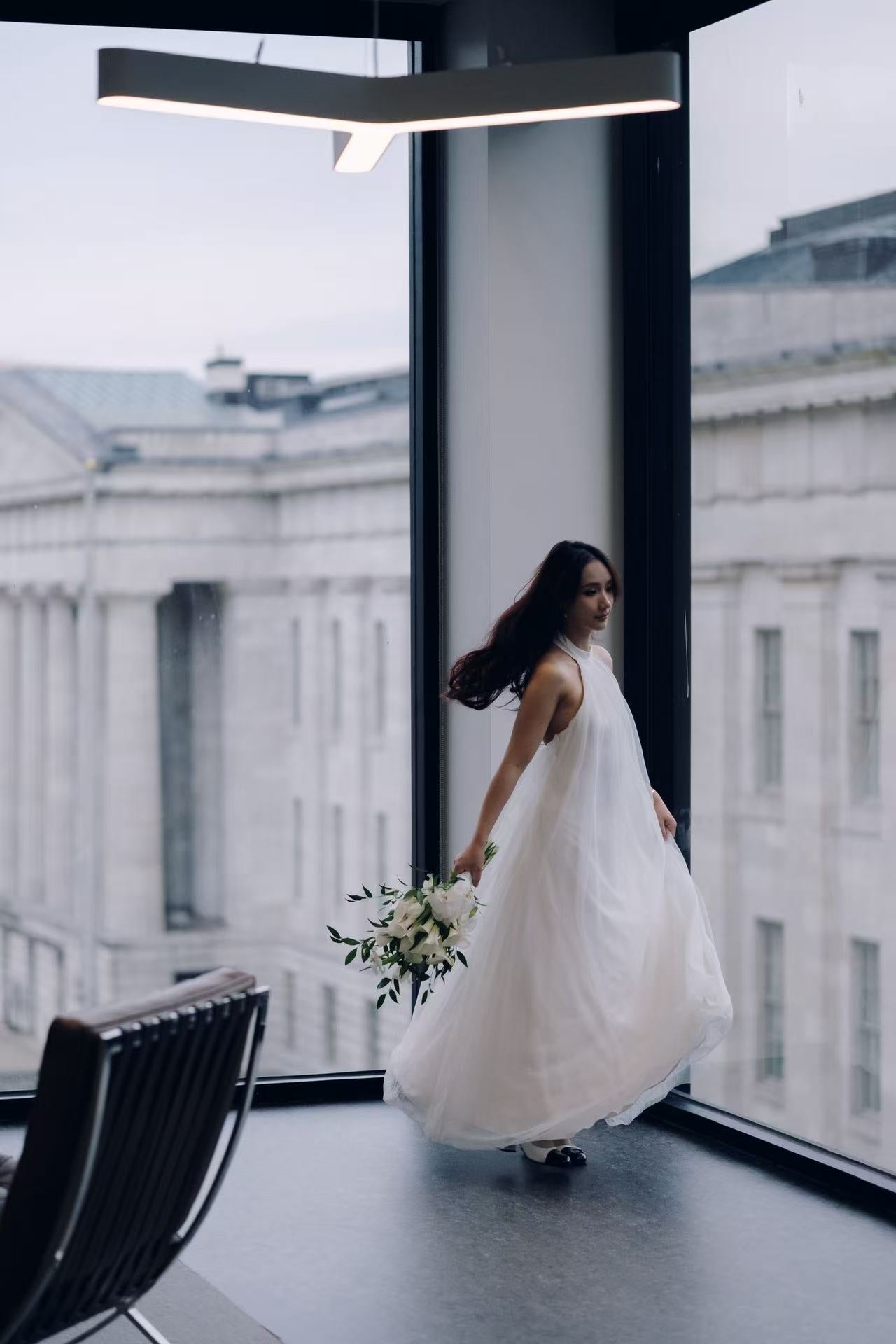 French cascade bouquet
