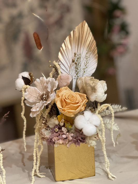 Gold Preserved Centerpiece
