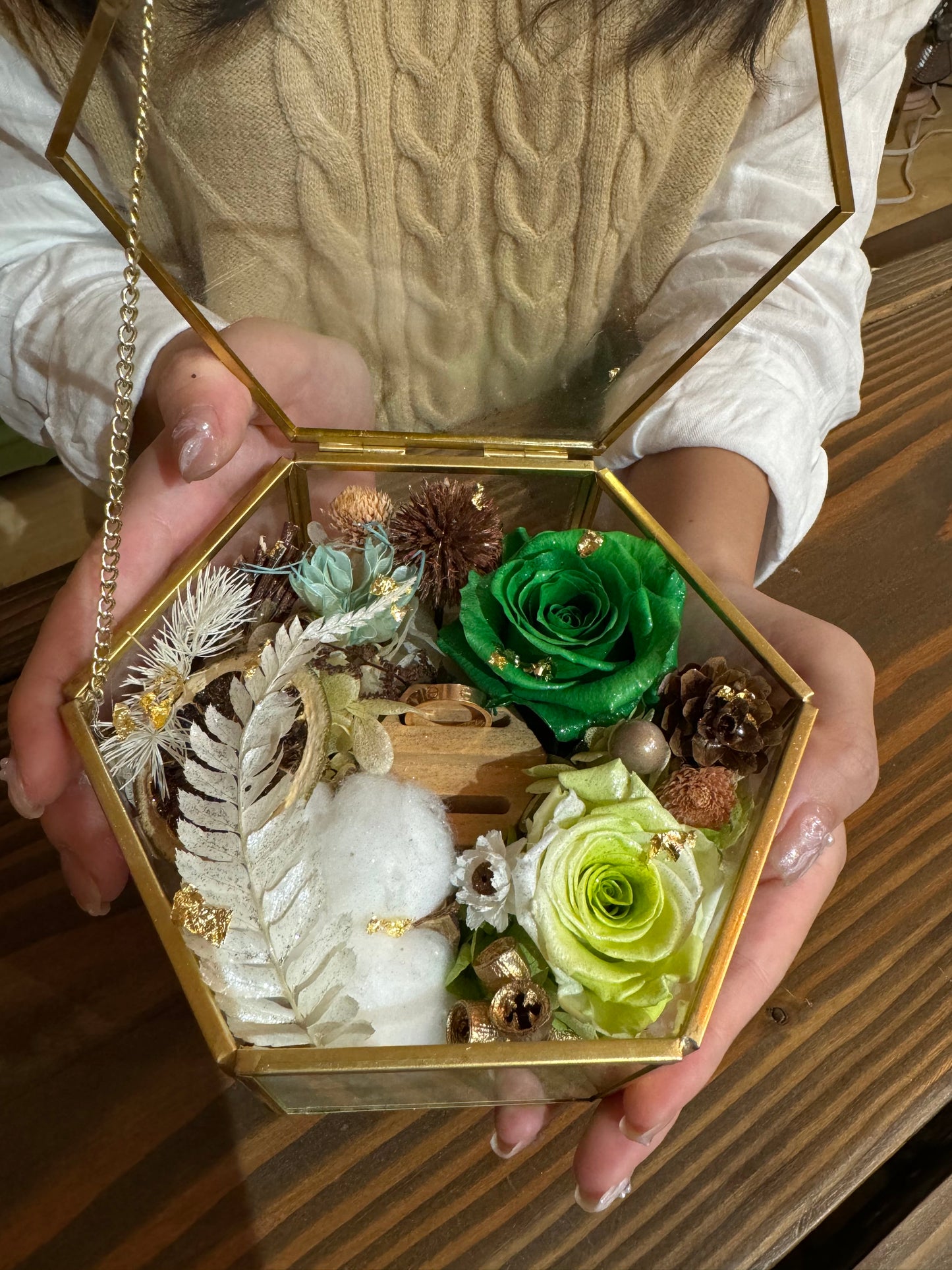 Glass Vintage Jewelry Box