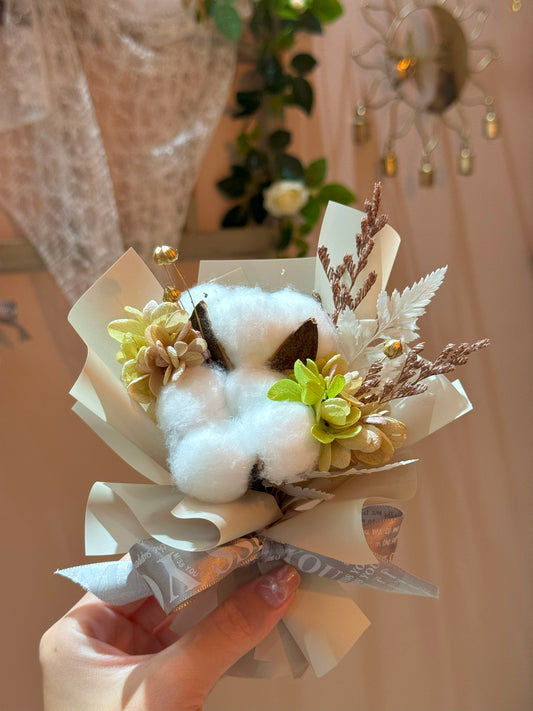 Natural Cotton Car Diffuser Bouquet