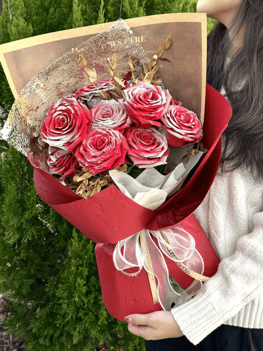 Christmas Rose Fresh Flower Bouquet