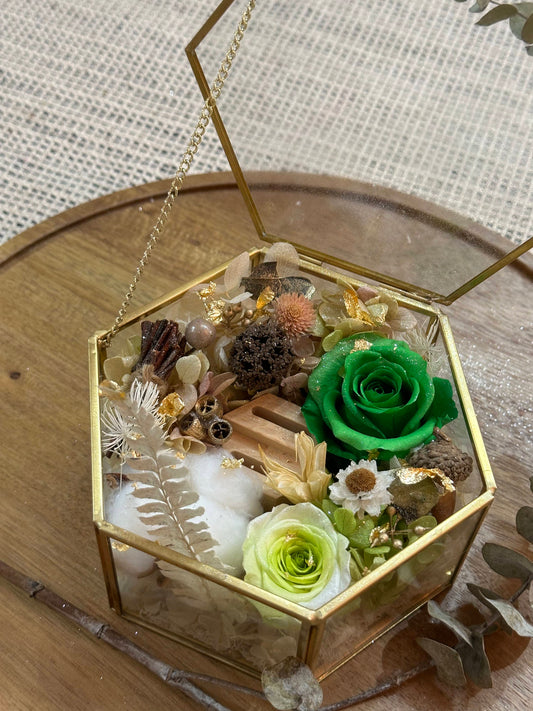 Glass Vintage Jewelry Box
