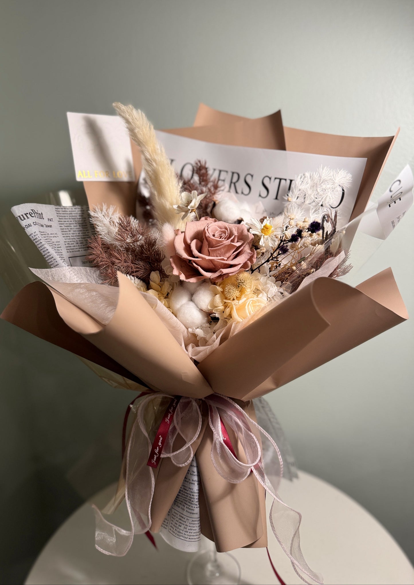 Latte-Inspired Bouquet