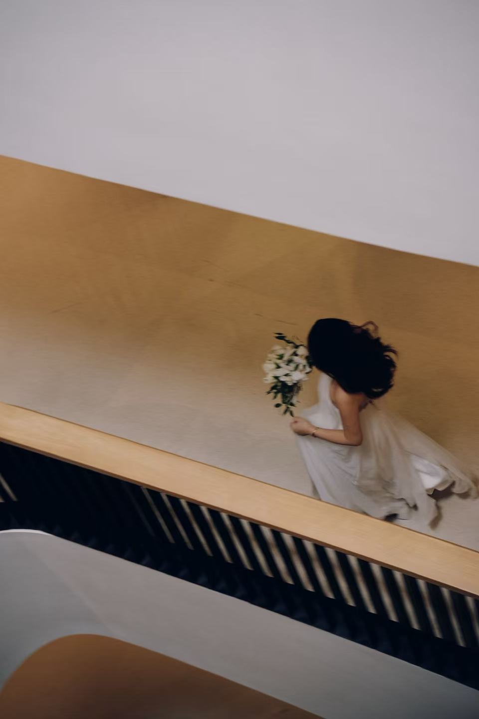 French cascade bouquet